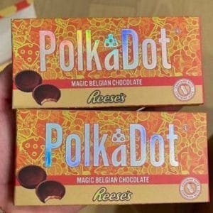 Polkadot Reese’s Belgian Milk Chocolate